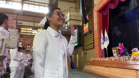 Oathtaking of New Nurses in Baguio City .